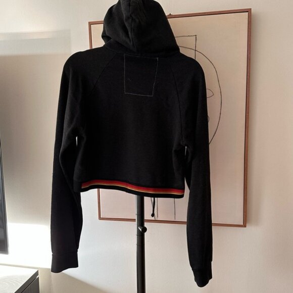 NWOT Aviator Nation Crop Hoodie S - Picture 3 of 3